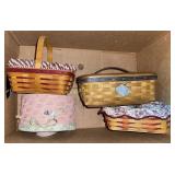 (4) Longaberger Baskets