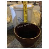 Crock & planter/bowl