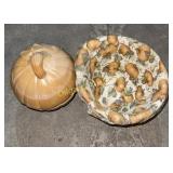 Longaberger basket with candle