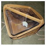 Longaberger lazy Susan basket