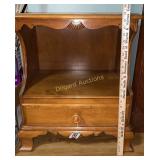 Wooden night stand approx 25" tall