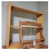 Book shelf and wall hanging shelf