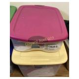 (2) totes sewing supplies and more