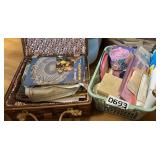 Sewing magazines, thread, gloves and misc