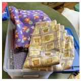(2) containers of fabric