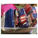 (2) containers of fabric