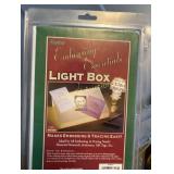 Tote of craft supplies