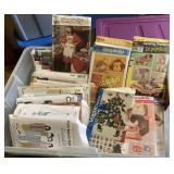 Tote of sewing patterns