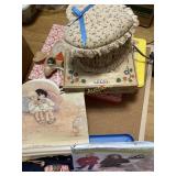 Container and more of sewing, craft supplies