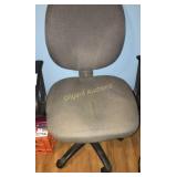 Office chair, table cloth