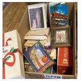 Box of misc cards