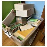 Paper tablet, pencils and more