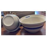 Roseville pottery bowls