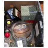 Misc Glassware, coasters, recorder, bell and more