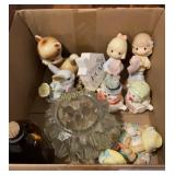 Precious Moments, snowman shakers, glassware, more