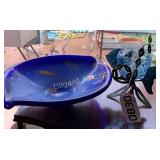 Murano decorative bowl and art glass vase