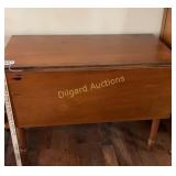 Antique walnut drop leaf table