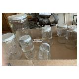 Vintage canisters, S&P shakers