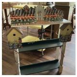 (2) wooden decorative pieces