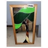 Stain glass mirror