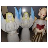 (3) Angel lawn ornaments