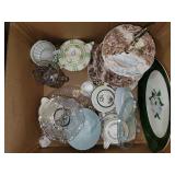 Serving trays and dishes