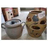 Pottery crock and planter