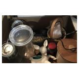 Crock, salt light, planter