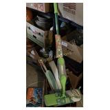 Mop, cleaning supplies