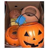 Pumpkin trick or treat baskets, clay pumpkin, more