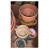 Misc clay and ceramic pots