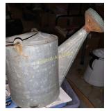 Metal tin watering can