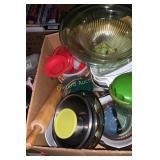 Rolling pin, glassware, bowls and more