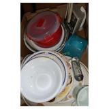 Plates, bowls, salt and pepper shakers and more