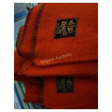 (2) Mohawk wool blankets