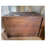 Wood storage box