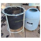 Lawn compost mesh & sand filter canister