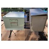 Metal enclosures and stand