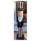 Uncle Sam wooden statue (Approx 4