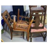 (4) wooden chairs