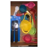 Can opener and misc measuring cups