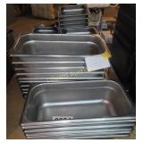 Stainless steel restaurant containers