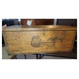 Vintage hotrod parts wood box