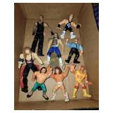 Wrestling figurines
