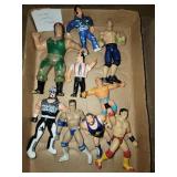 Vintage wrestling figurines