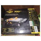 7" wet saw with extension table -used