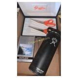 Barlow learherman, hydro flask & scissors