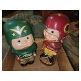Vintage football bobbleheads Wash Redskins, more