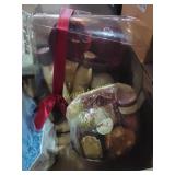 Box of bath and fragrance gift sets