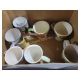 Ceramic mugs, S&P, Creamer and more